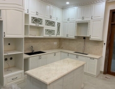 Đá bếp marble Rosa Light